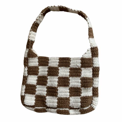 Bags | Big Checkerboard Bag – Cocoa Bags Bags