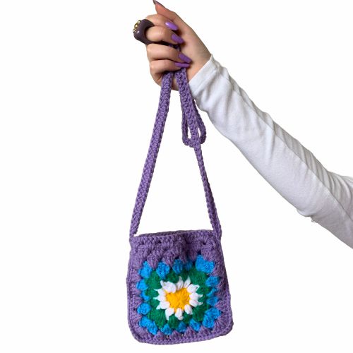 Bags | Flower Crossbody – Purple Bags Bags