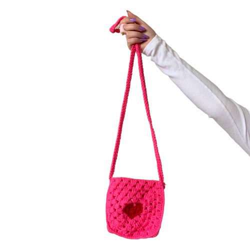 Bags | Heart Crossbody – Pink Bags Bags