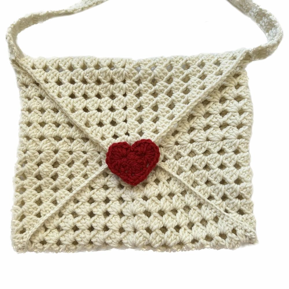 Bags | Love Letter Crochet Crossbody Bags Bags