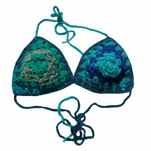 Bralettes | Aquamarine Crochet Bralette Bralettes Bralettes