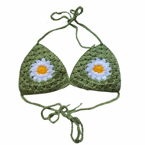 Bralettes | Green Flower Bralette Bralettes Bralettes