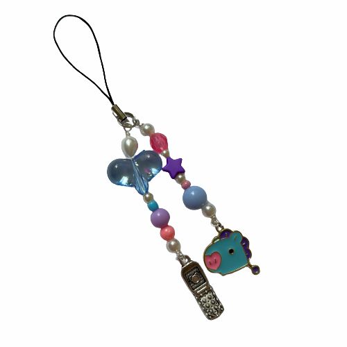 Character Charms | Blue Pony Phone Charm Character Charms Character Charms