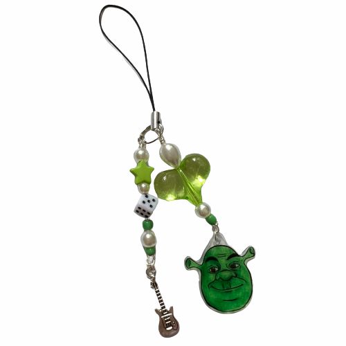 Character Charms | Green Creature Phone Charm Phone Charms Character Charms