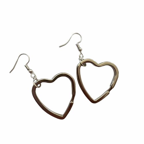 Earrings | Silver Heart Earrings Earrings Earrings