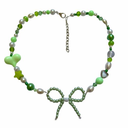 Freshwater Pearl Necklaces | Green Sweetheart Necklace Freshwater Pearl Necklaces Freshwater Pearl Necklaces