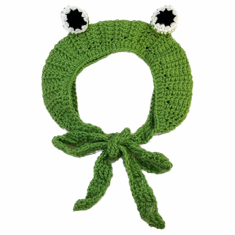 Hats | Bright Frog Hat Wrap Crochet Items Hats