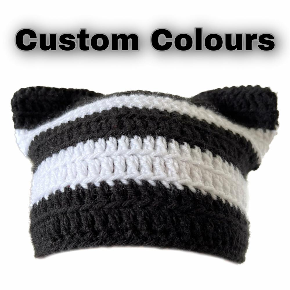 Hats | CUSTOM Cat Hat Crochet Items Hats