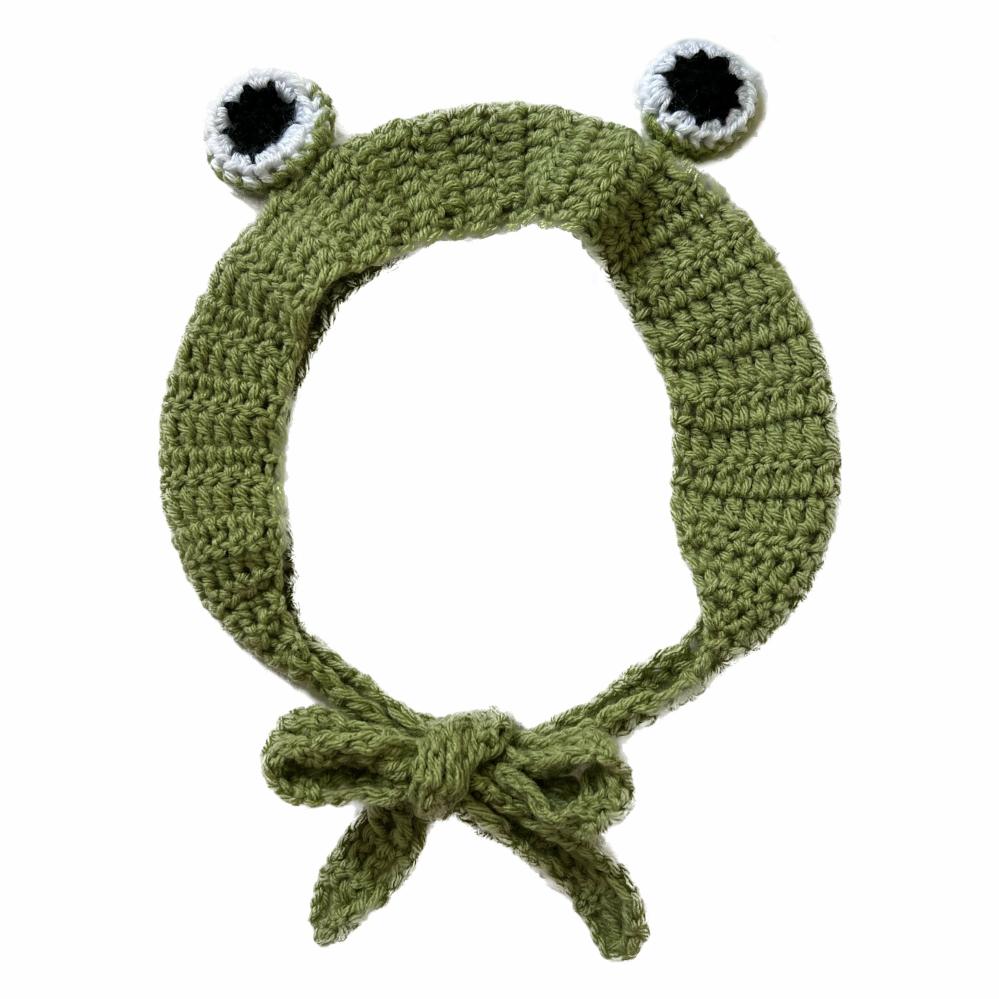 Hats | Light Green Frog Hat Wrap Crochet Items Hats