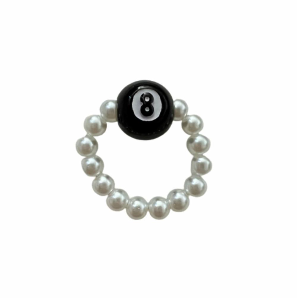 Pearl Rings | 8 Ball Pearl Ring Pearl Rings Pearl Rings